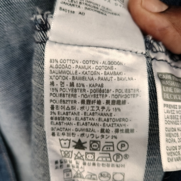 Levi's Men's Indigo Denim Jacket - Picture 5 of 5